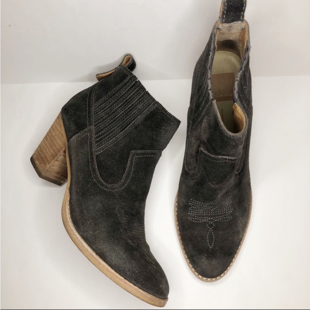 Dolce Vita Jones suede ankle booties